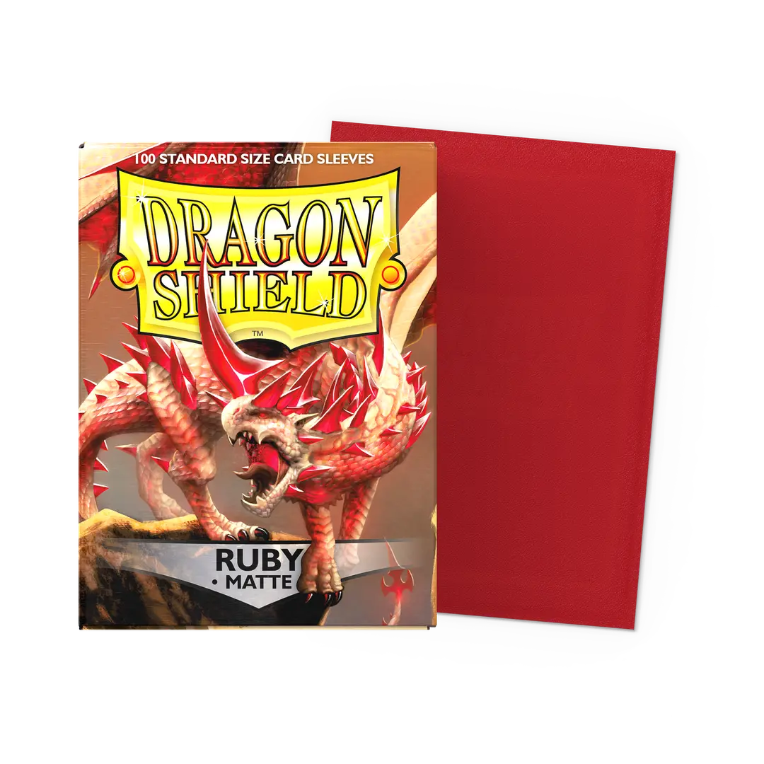 Dragon Shield - Matte Sleeves - Ruby