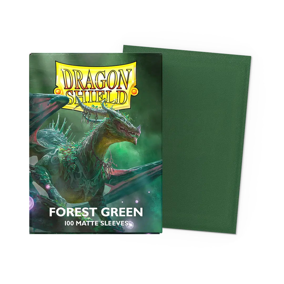 Dragon Shield - Dual Sleeves - Forest Green