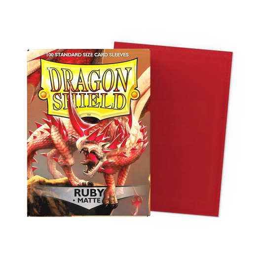 Dragon Shield - Matte Sleeves - Ruby